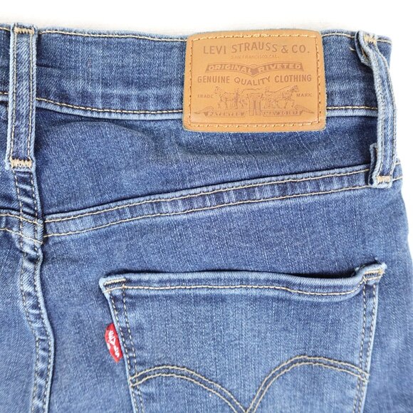 Levi's 720 Premium High Rise Super Skinny Jeans Women's 26x30 Red Tab Stretch - Picture 3 of 13
